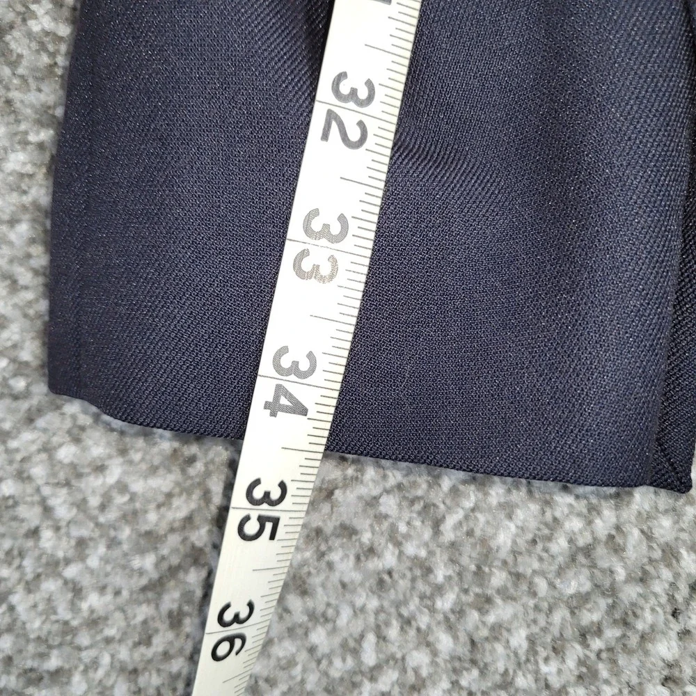 Alfani Slim Fit Navy Blue Blazer Sport Coat Jacket Mens 38R Macy's 2 Button